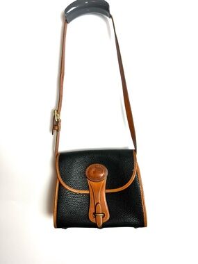 Vintage Dooney and Bourke Essex **Modified Strap** Navy‎ Bag All Weather Leather
